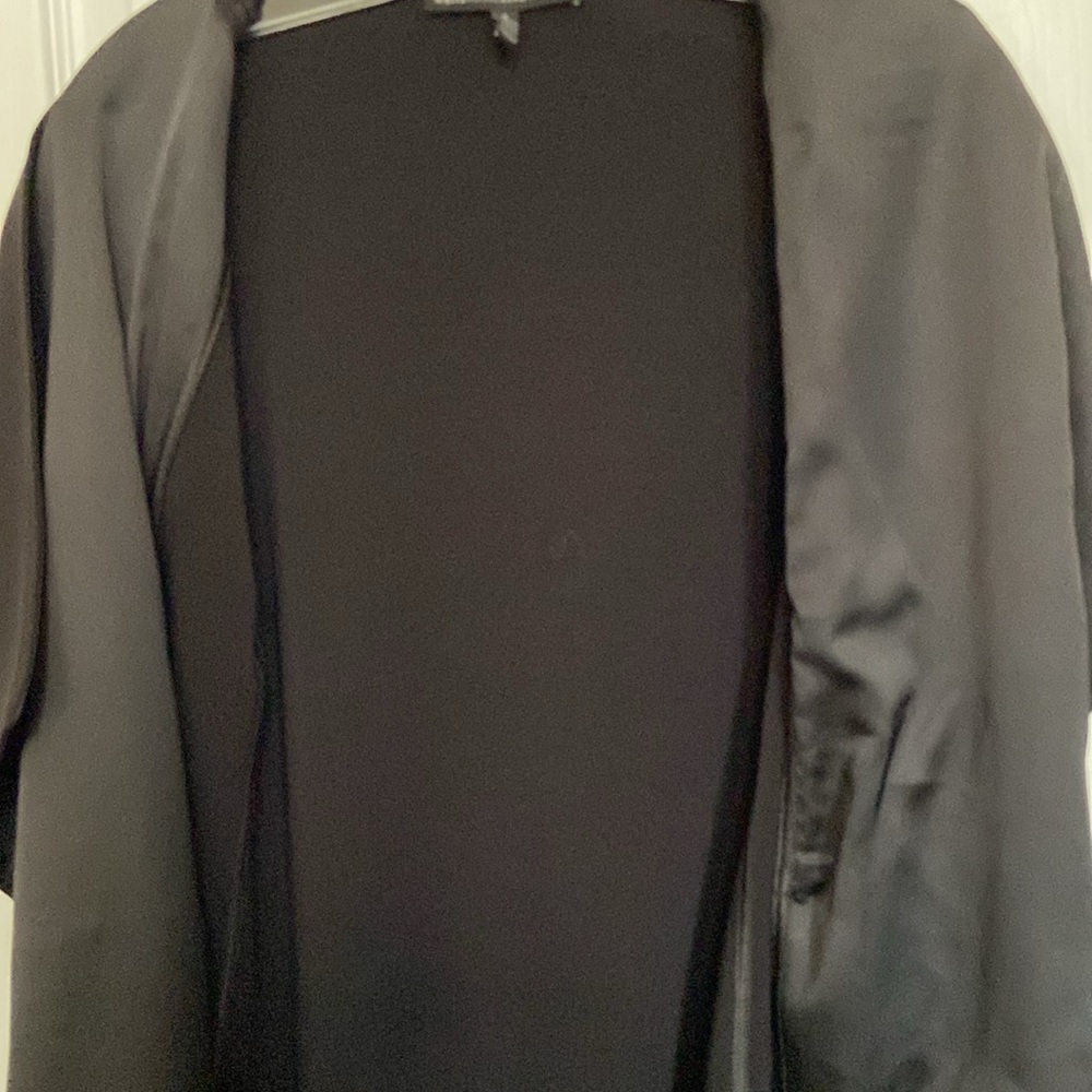 *White House Black Market Open Front Flyaway Cardigan Jacket w/Thumbhole Sleeves - Picture 9 of 11
